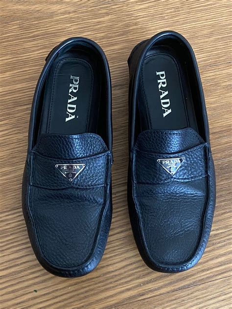 mens prada espadrilles|prada men's loafers black.